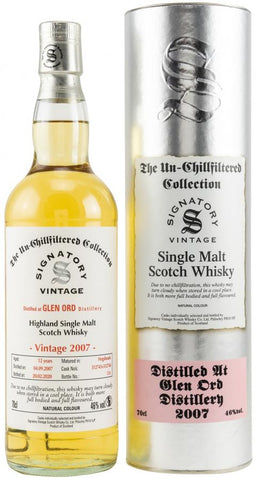 Glen Ord Single malt Whisky Highland Signatory 12 år