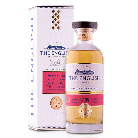 The English Rum Cask single Malt Whisky