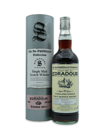 Edradour 10 år Unchillfiltered Collection Single Malt Whisky