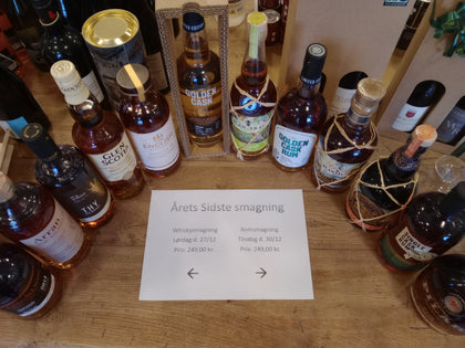 Årets sidste smagning