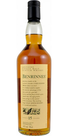 Benrinnes 15 år Single Malt Whisky Speyside Flora og Fauna