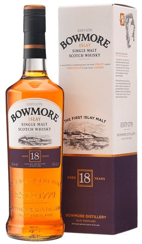 Bowmore 18 år Single Islay Malt Whisky Skotland