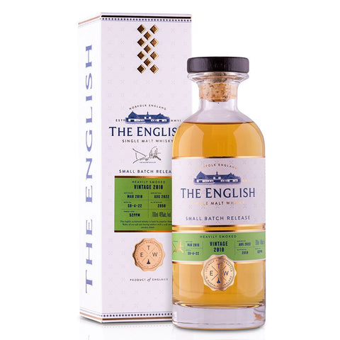 The English Vintage 2010 Heavily smoked Single Malt Whisky